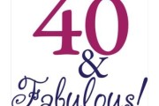 We are 40!